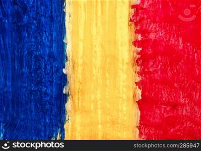Romanian flag background