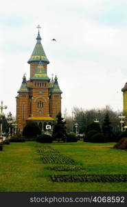Romanian Orthodox Metropolitan Cathedral, Timisoara, Romania.