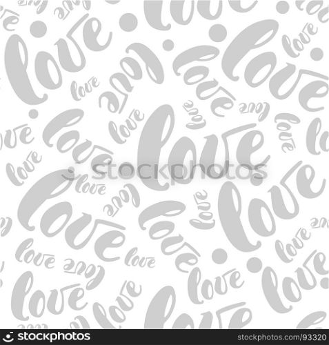 Romantic love pattern background. illustration for holiday design. Many flying words love on white background. Romantic red heart background. illustration for holiday design. Many flying hearts on white background. For wedding card, valentine day greetings, lovely frame.