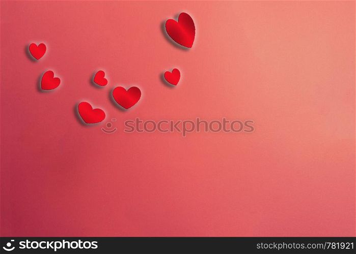 romantic wallpaper with hearts texture background pink. valentines concept love. romantic wallpaper with hearts texture background pink. valentines concept