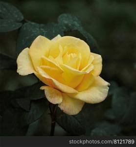 romantic yellow rose flower for valentine s day