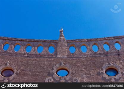 Rome. Ancient buildings.. Traditional old Roman antique buildings. Italy. Rome.