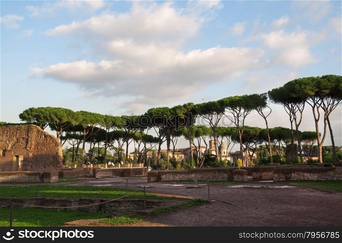 rome city italy ancient roman ruins site