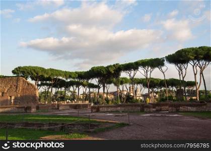 rome city italy ancient roman ruins site