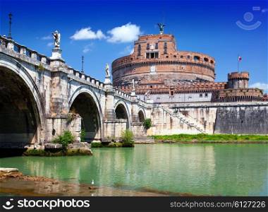 Rome. Italy. Castel Sant&rsquo; Angelo