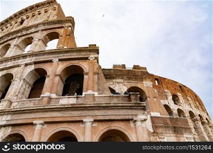 Rome, Italy - December 2019: Colosseum