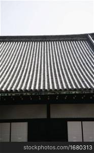roof of japanese building