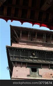 Roof of kiing&rsquo;s palace on Durbar square in Patan, Nepal