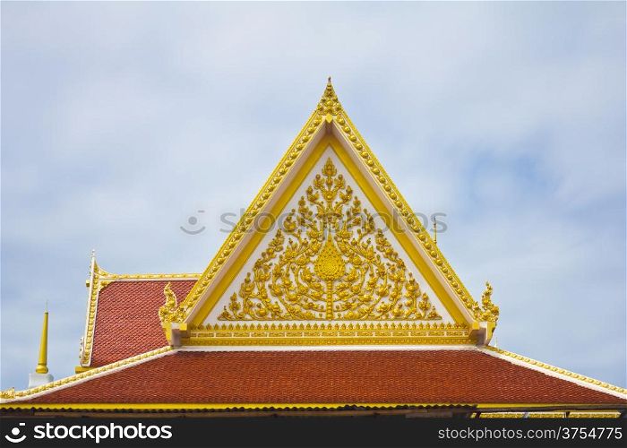 Roof of Thailand&rsquo;s temple