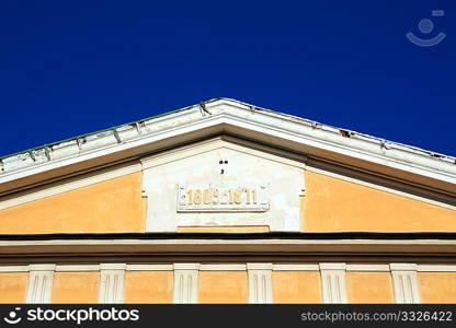 roof of the old building