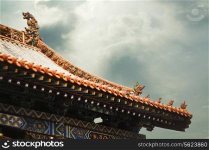Roof of the pagoda, Chinese architecture, Shanxi Province, China