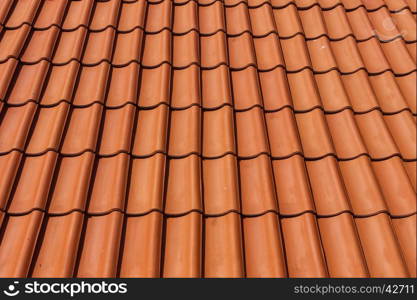 roof tile pattern, close up texture for construction industry