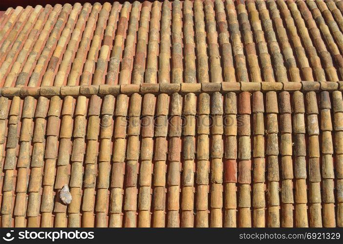 roof tiles texture background. roof tiles texture useful as a background