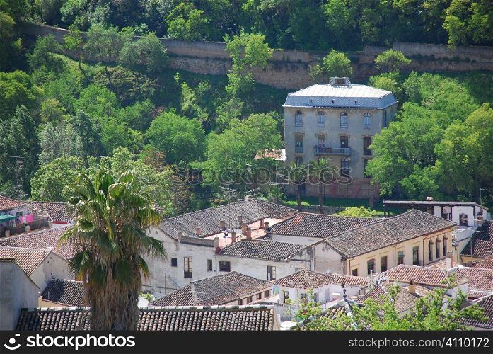 Rooftops of Albaicin, Albayzin, Granada, Andalusia, Spain