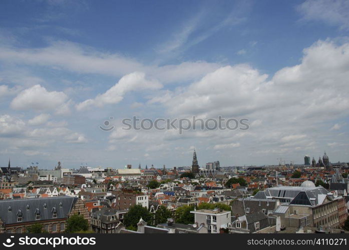 Rooftops of Amsterdam, Holland