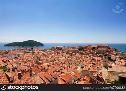 Rooftops of Old Town, Dubrovnik, Croatia