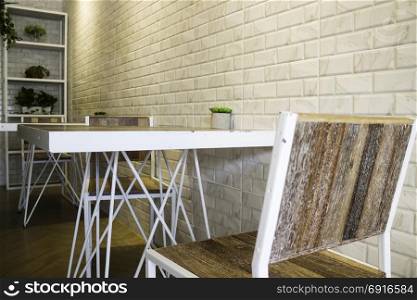 Room ambiance with green leaves, stock photo