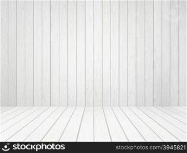 room interior with white wood wall and wood floor background