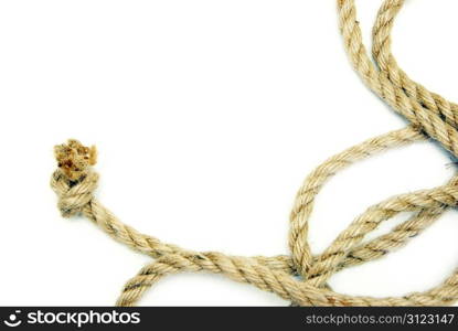 rope isolated on a white background