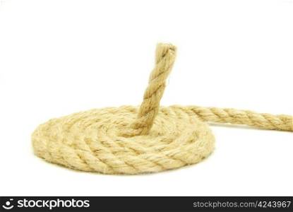 rope isolated on a white background