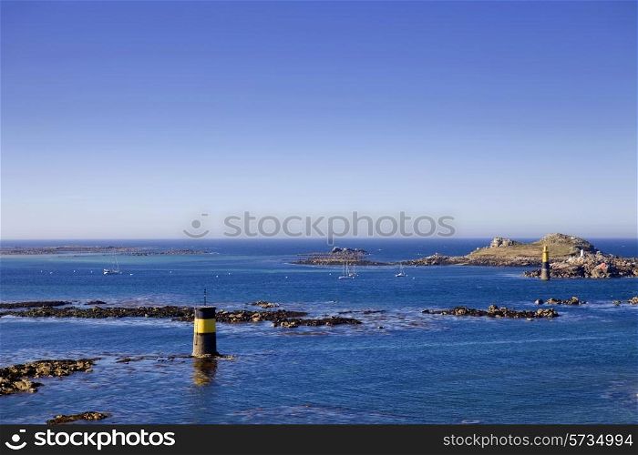 roscoff coast in the north of france