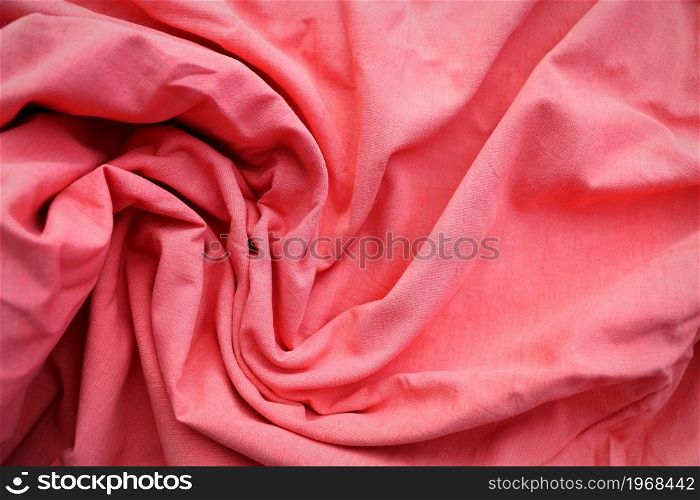 Rose gold fabric cloth texture for background and design art work, beautiful crumpled pattern of pink cotton .. Rose gold fabric cloth texture for background and design art work, beautiful crumpled pattern of pink cotton