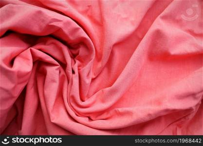 Rose gold fabric cloth texture for background and design art work, beautiful crumpled pattern of pink cotton .. Rose gold fabric cloth texture for background and design art work, beautiful crumpled pattern of pink cotton