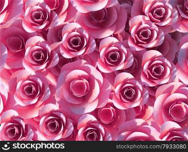 Roses Background Representing Flower Design And Romantic