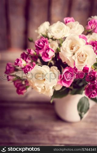 Roses in a vase