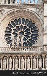 Rosette from Notre Dame Cathedrale in Paris