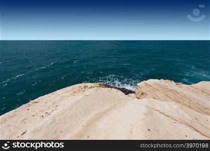 Rosh Hanikra Cliff near Israeli- Lebanese Border