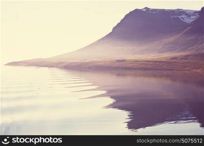 Rough Arctic terrain of Iceland