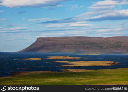 Rough Arctic terrain of Iceland