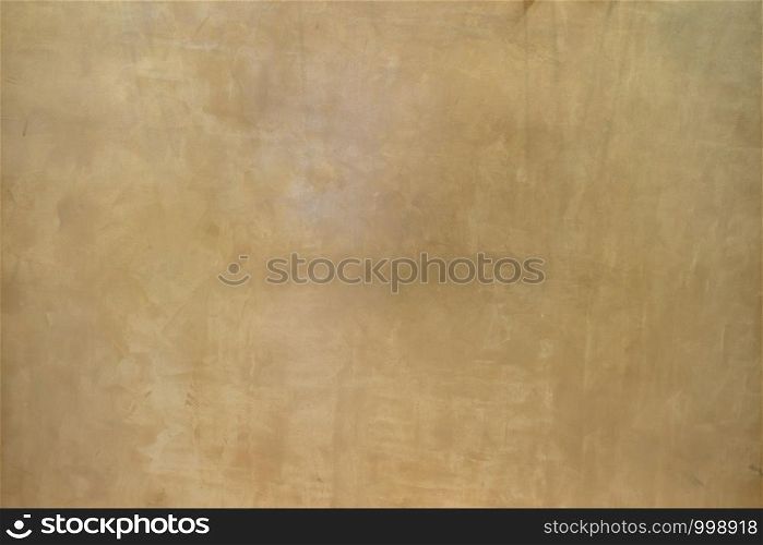 Rough brown concrete cement wall or flooring pattern surface texture. Close-up of exterior material for design decoration background