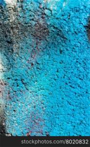 Rough texture of a colorful painted wall