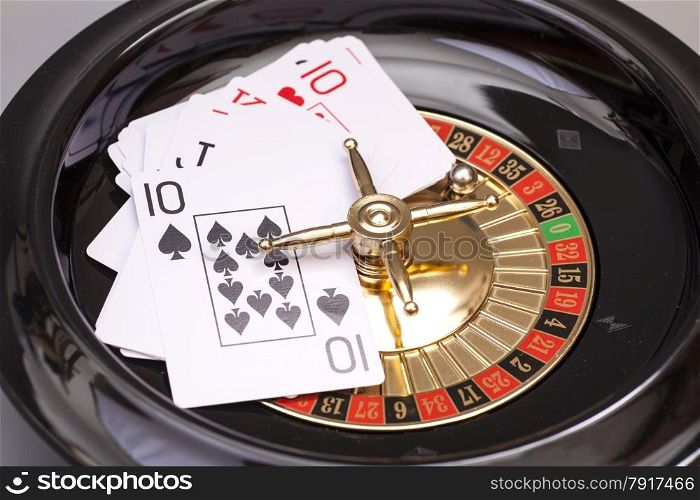 Roulette And Playing Card