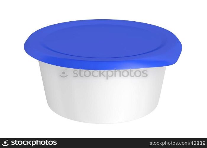Round plastic packaging for variety types of foods