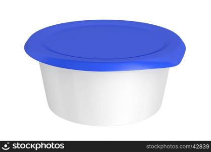 Round plastic packaging for variety types of foods