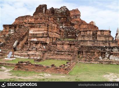 Round trip thailand july 2017 - Ayutthaya - temple Wat Maha That. Visit to the second capital of Siams in Ayutthaya today&rsquo;s Thailand