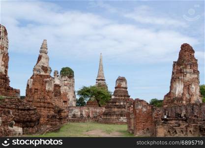 Round trip thailand july 2017 - Ayutthaya - temple Wat Maha That. Visit to the second capital of Siams in Ayutthaya today&rsquo;s Thailand
