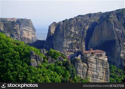 Roussanou monastery in Meteora a?? Greece