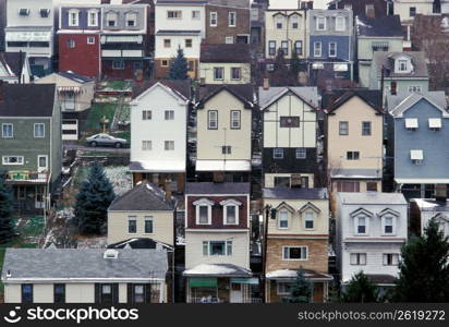 Row houses, Pittsburgh, Pennsylvania