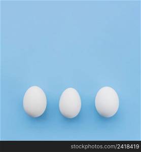 row white eggs