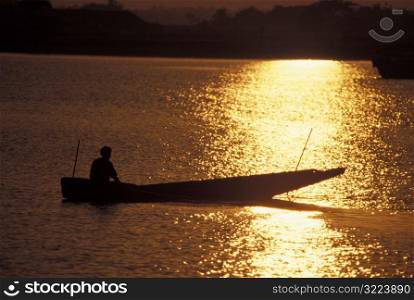Rowing Through the Sunset
