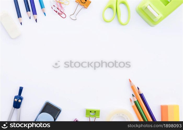 rows assorted stationery. Resolution and high quality beautiful photo. rows assorted stationery. High quality beautiful photo concept