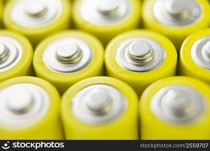 Rows Of Batteries