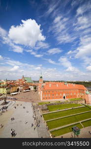 Royal Castle in the Old town of Warsaw, Poland