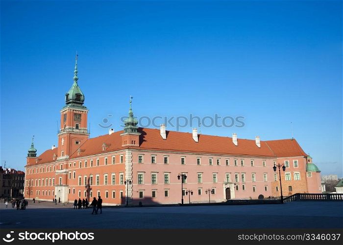 Royal Castle in Warsaw Old Town, Poland.