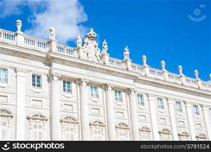 Royal Palace building, Madrid, Spain