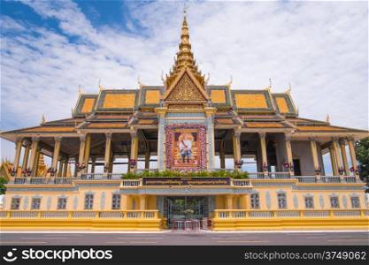 Royal Palace complex in Phnom Penh, Cambodia, Southeast Asia